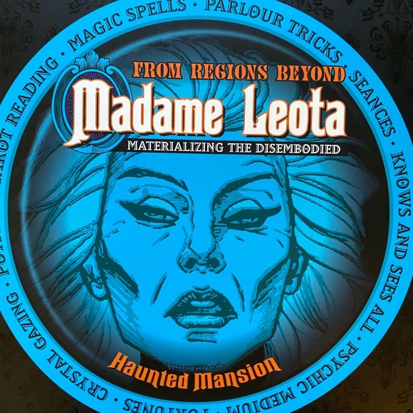 Fleece, Throw blanket Madame Leota , Hunted Mansion NWT - Picture 2 of 3